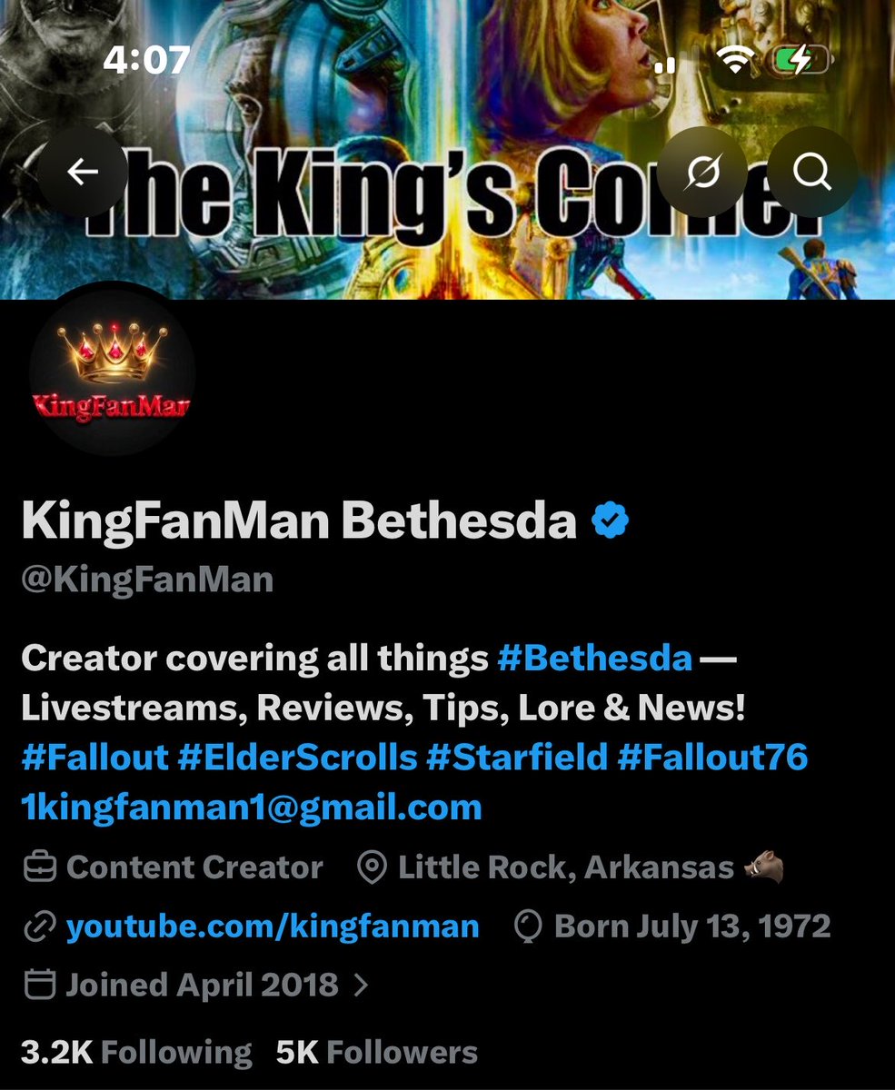 KingFanMan Bethesda tweet media