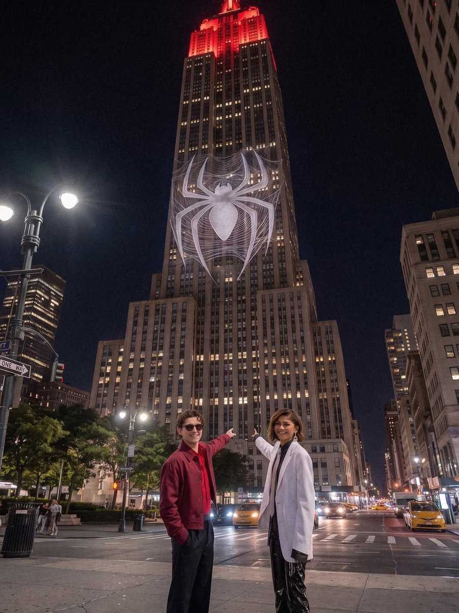 Elpaladin_rojo's tweet photo. Así se ven las calles de New York para la promoción de Spider Man Brand New Day 🗽🕸️
#spiderman #marvel #ucm https://t.co/FRVWToZpjZ