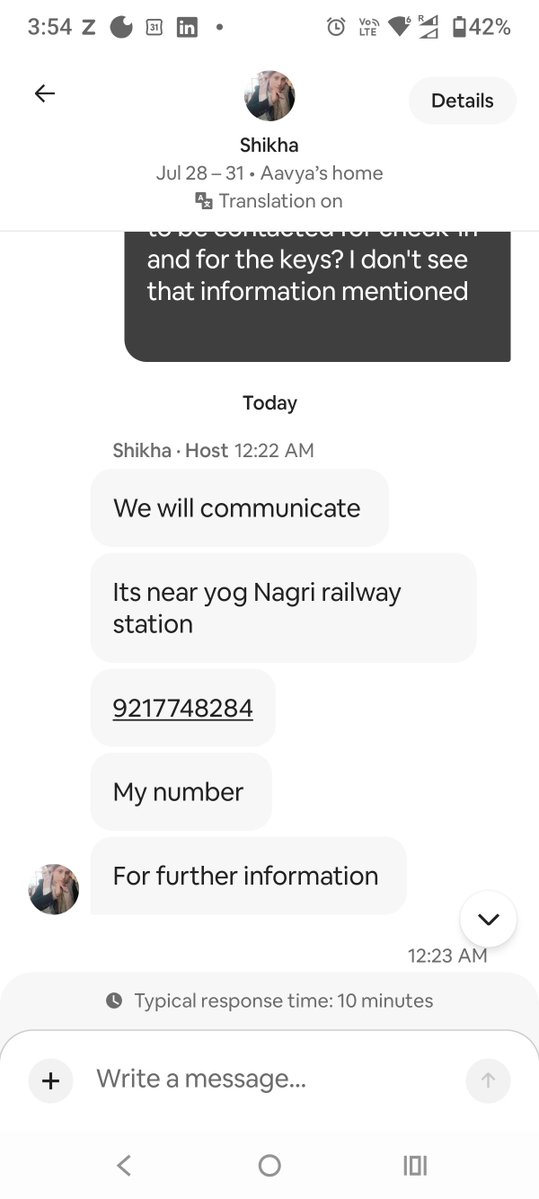 ever_skeptic's tweet photo. @AirbnbHelp Host offered transport so they could mislead me further. They repeatedly affirmed incorrect location was accurate after payment &amp; waited till last moment when I was on way to wrong location to send correct location during poor weather as warned by the govt too. This is criminal! https://t.co/NN27FlgvF3