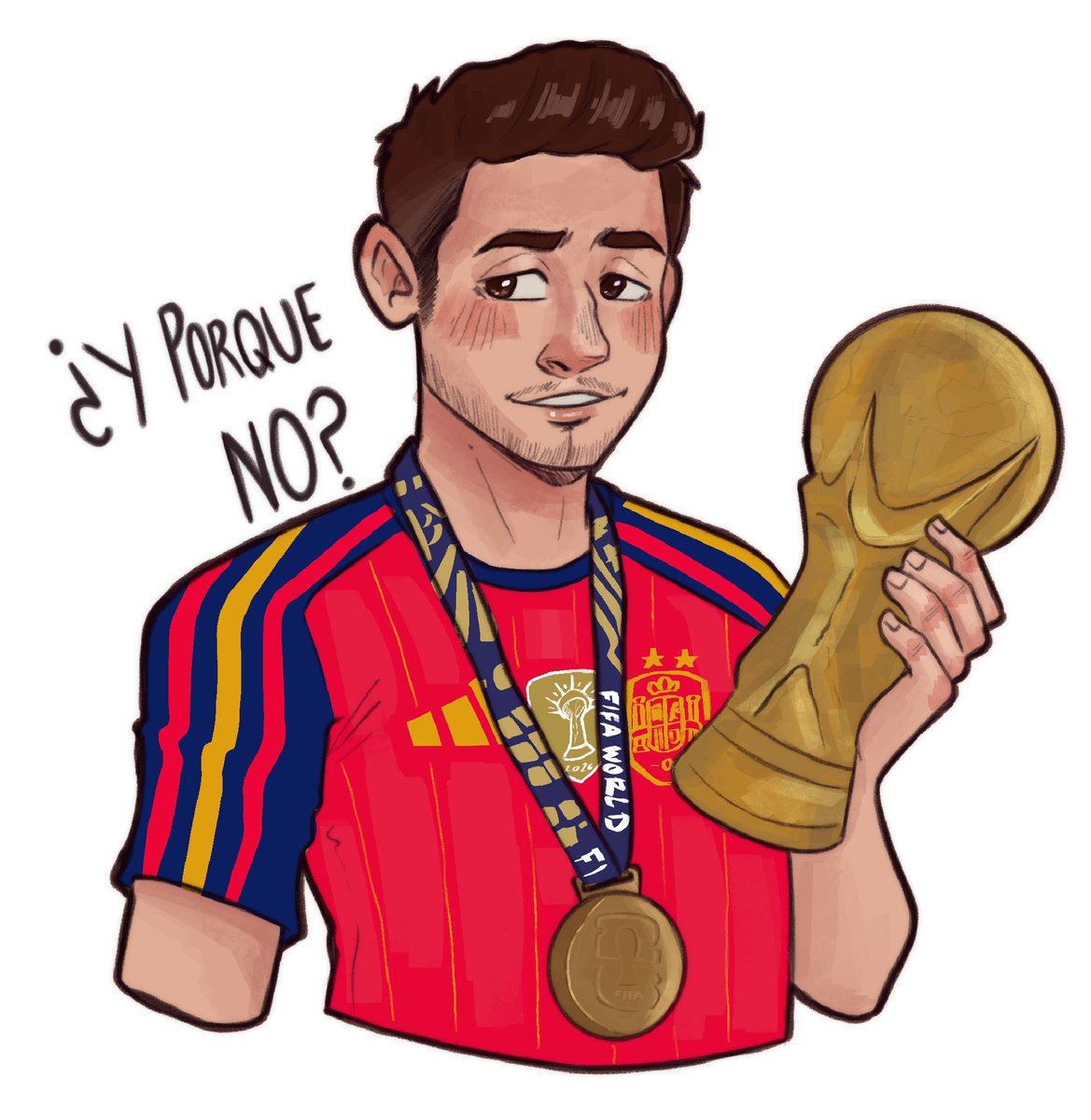 NekoIrene24's tweet photo. ¿Debería continuar con las pegatinas de los memes de la selección? hice a oyarzabal y a laporte https://t.co/E4wXIfKEVm