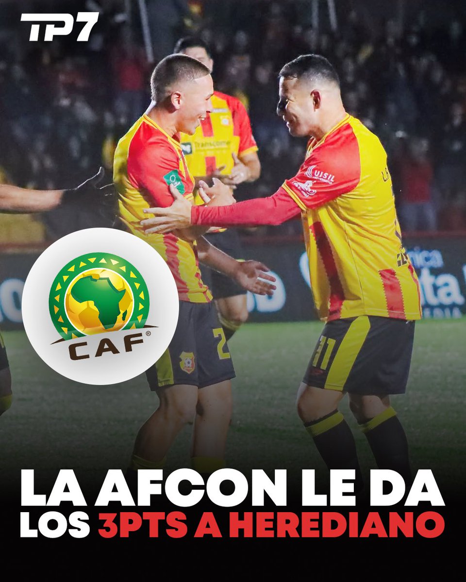 telepifia's tweet photo. LA AFCON LE DA LOS 3 PUNTOS A HEREDIANO ‼️‼️‼️‼️

A posterior del partido de Herediano - Puntarenas les dan los 3 puntos debido a una situación parecida a la de la final de la copa Africana ❌❌❌ https://t.co/Pa2UdGw1yN