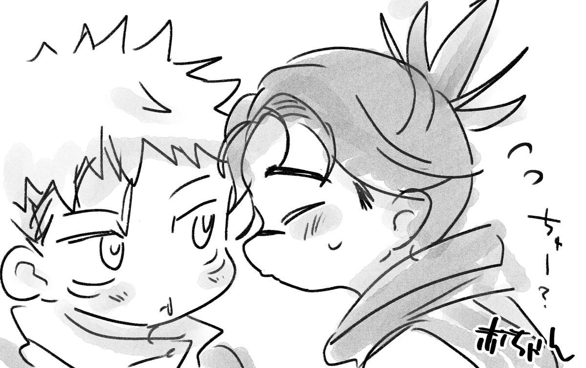 4444yk's tweet photo. 悠脹らくがき https://t.co/CgAKW45qqY