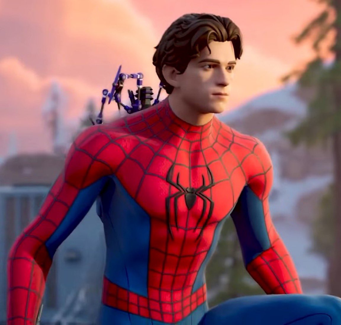 SAC_MIHIII's tweet photo. SPIDER-MAN BND FORTNITE SKIN FT. TOM HOLLAND https://t.co/J8AmduxytG