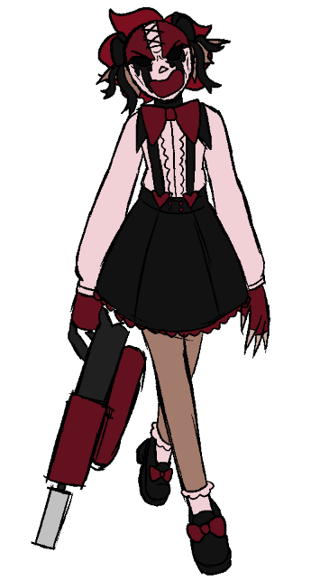 Monkabonka1's tweet photo. @RanOutofNamesz i already have a heister-sona design i made for shits and giggles with a friend so i already have an idea of what itd look like https://t.co/cdln8nU4G4
