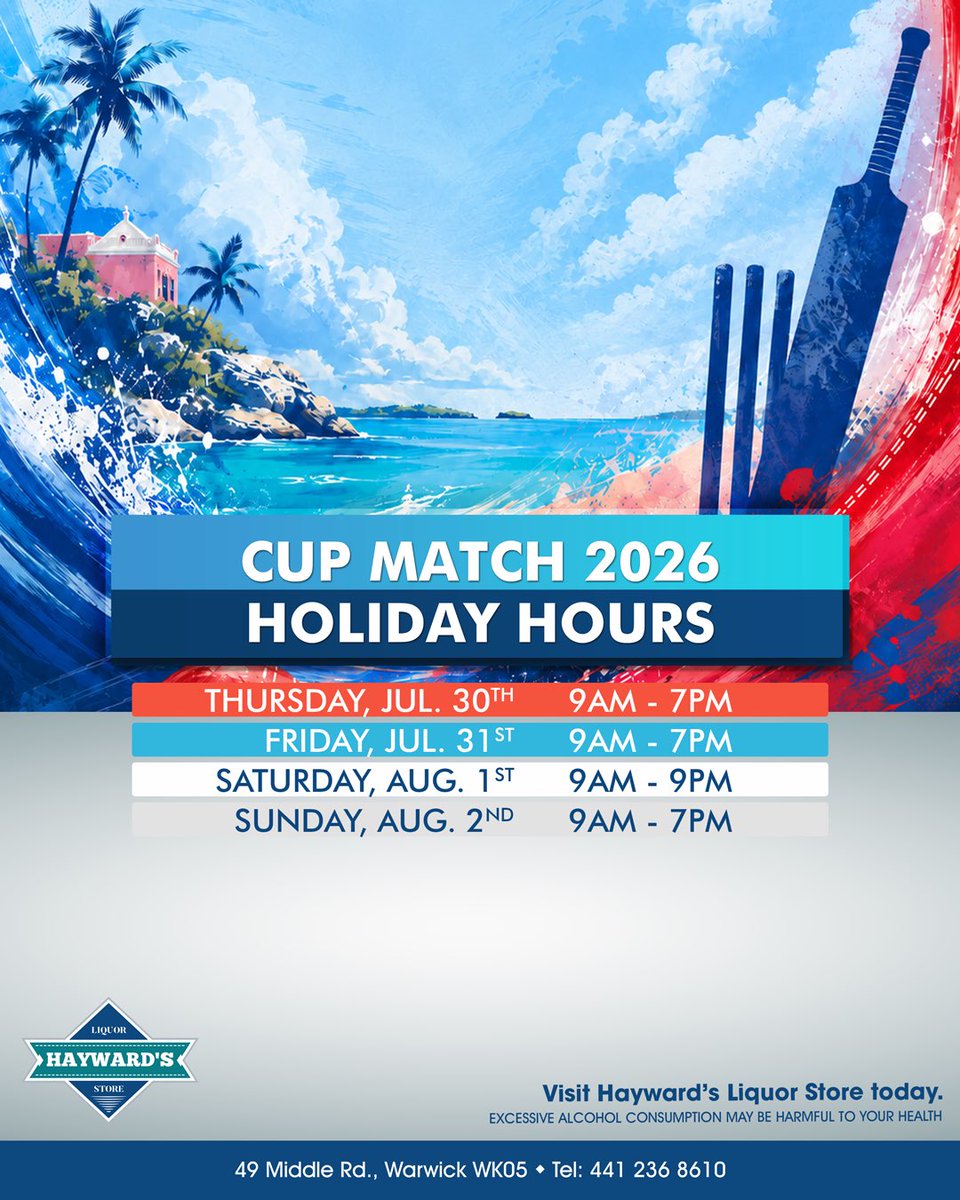 haywards_bda's tweet photo. HOLIDAY HOURS #HaywardsLiquorStore #EnjoyResponsibly https://t.co/r7jDcWa9SB