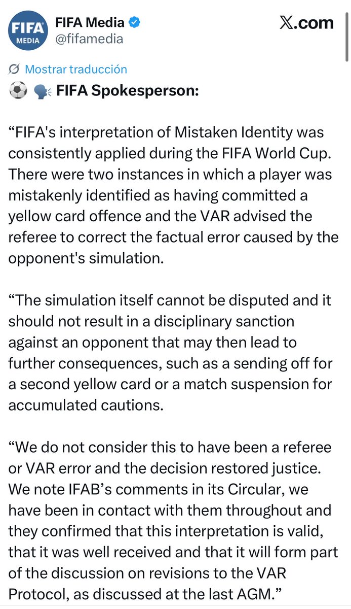 rondon_EA26's tweet photo. Nuevamente, papelón de toda la prensa global deportiva: DAZN, CNN, BBC, L’Équipe y los propios medios argentinos además de todas las cuentas deportivas virales en redes sociales que tergiversaron una nota aclaratoria por priorizar el titular polémico y el clickbait.

Mientras tanto, Infantino buscando vender una participación de la Copa del Mundo a intereses privados a cifras escandalosas. ¡Por suerte, los medios están en lo importante!