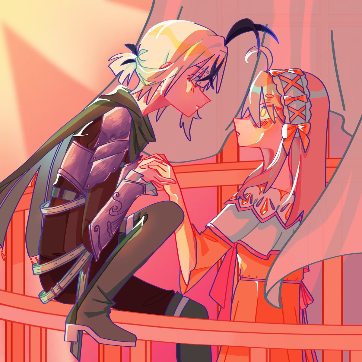 Nekatto's tweet photo. @willowsund_art ✨07/27/2026 Attack to Kazihiras ✨
I LOVE THEIR ARTSTYLE AND CHARACTERS SO MUCH, ALSO IM SO HAPPY THAT WE ARE FRIENDS BECAUSE OF ARTFIGHT 2 YEARS AGO HEHEHHE
ILY CG YEEY 💜

Their profile: @Renga4life_ 
Attack | References https://t.co/Lh7zCpxSVc