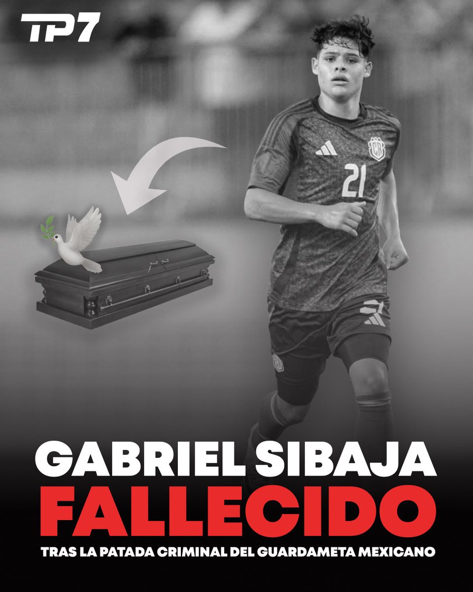 telepifia's tweet photo. Gabriel Sibaja fallecido tras la patada del arquero Mexicano.

Muchas oraciones a su familia. https://t.co/7EZPOW0x3b