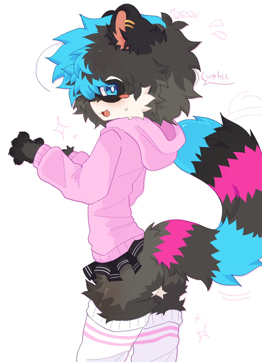 imcl8xx's tweet photo. lil raccoon boi :3 (comm) https://t.co/Me5DPbxUCZ