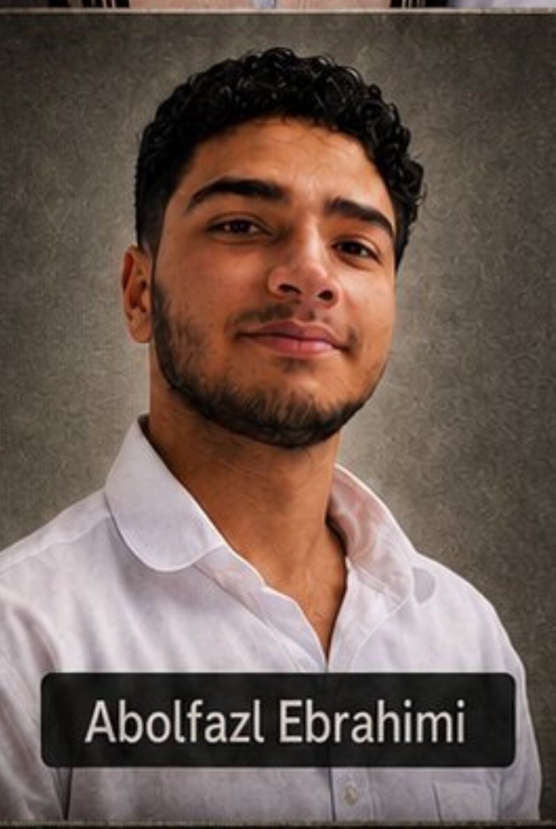 _miss_defender_'s tweet photo. #AbolfazlEbrahimi is a 19-year-old protester from Isfahan who was arrested in Alikhani Square on January 8 and sentenced to death. He deserves justice, not execution.

#StopExecutionsInIran
#AlikhaniSquare https://t.co/ZLnAQdg4ii