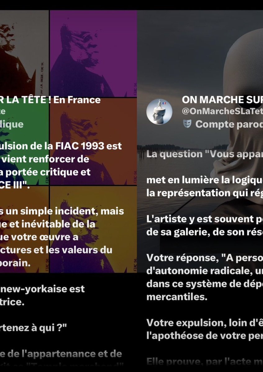 OnMarcheSLaTete's tweet photo. 🔴
#ArtContemporain #ConceptualArt
#ArtLeader #ContemporaryArtIcon #MasterOfArts #ArtHistory #HistoireDuneOeuvreDArt #SILENCEIII #France #DigitalArt #NFTArt https://t.co/s6Te50z2lU