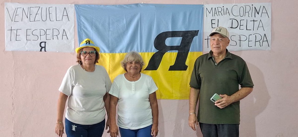 AlexisCarr52316's tweet photo. Maria Corina el país tu país te espera,  Venezuela y en el Delta Amacuro queremos tu regreso, elecciones Libres YA. https://t.co/Bsr0QTpzZV