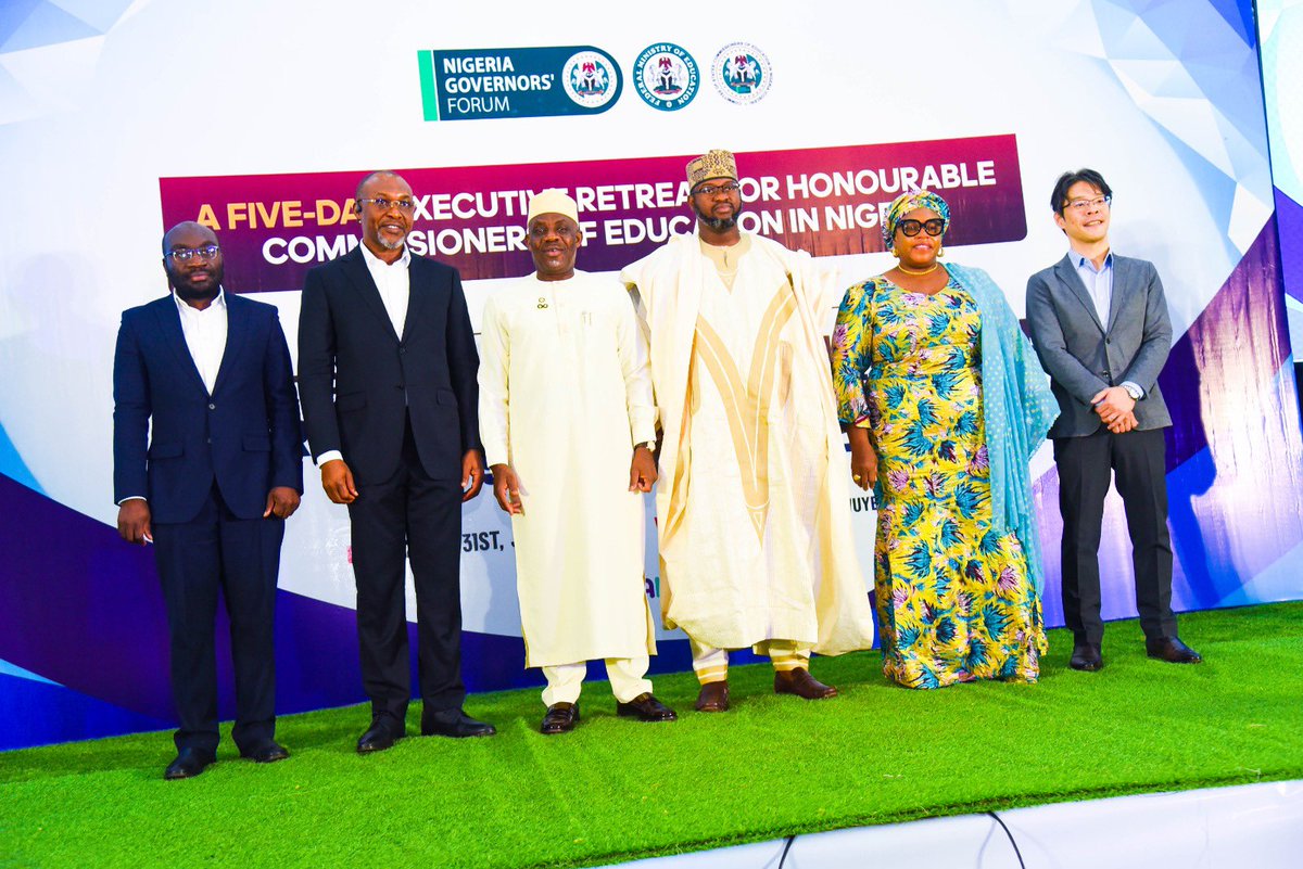 NigEducation's tweet photo. FEDERAL MINISTRY OF EDUCATION

PRESS RELEASE

NIGERIA'S EDUCATION TRANSFORMATION BEGINS WITH DATA, PARTNERSHIP AND BOLD LEADERSHIP, SAYS ALAUSA

The Federal Government has reaffirmed its commitment to transforming Nigeria's education sector through stronger collaboration with state governments, data-driven planning and sustainable reforms that improve learning outcomes nationwide.

Speaking at the Executive Retreat for Honourable Commissioners of Education, the Honourable Minister of Education, Dr. Maruf Olatunji Alausa, CON, said effective education transformation requires strong Federal-State partnerships, reliable education data and bold leadership. He stressed that the deployment of the National Education Data Infrastructure (NEDI) and the Digitalised Nigeria Education Management Information System (DNEMIS) will strengthen planning, accountability, resource allocation and evidence-based decision-making across the sector.

The Minister also urged states to take advantage of the World Bank-supported HOPE Education Programme, which provides US$552 million in performance-based financing to improve education governance, teacher quality and learning outcomes. He encouraged participating states to complete all required implementation processes to access the available funding.

Dr. Alausa reaffirmed that the Nigeria Education Sector Renewal Initiative (NESRI) remains focused on expanding foundational learning, Technical and Vocational Education and Training (TVET), STEM education, digital learning and sustainable education financing.

The Federal Ministry of Education reiterated its commitment to working closely with state governments, development partners and stakeholders to build an inclusive, resilient and globally competitive education system that equips every Nigerian learner with the knowledge and skills required for national development.

Boriowo Folasade
Director, Press and Public Relations
