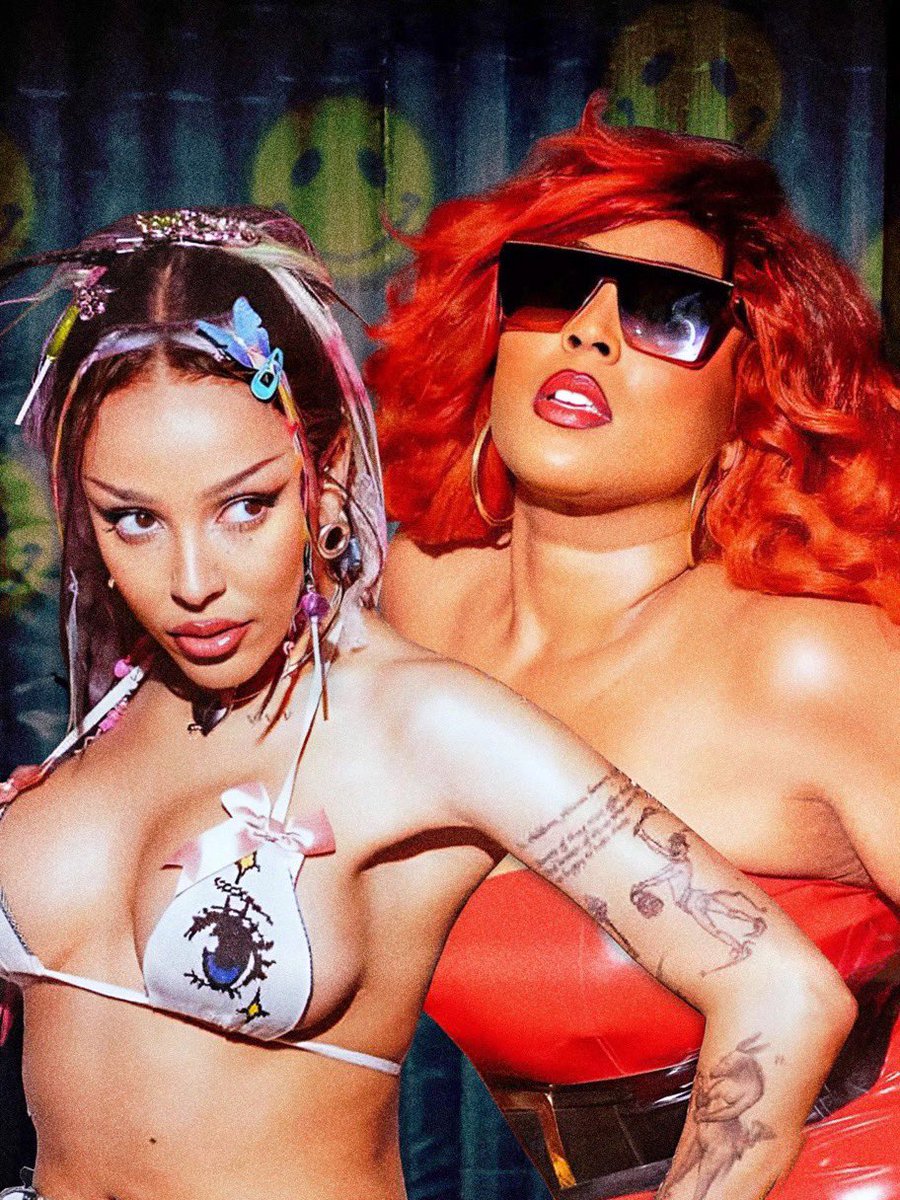 TheKittensRoom's tweet photo. Doja Cat is ALWAYS gonna deliver a top tier female rap collaboration. https://t.co/DXKXTAbWDV