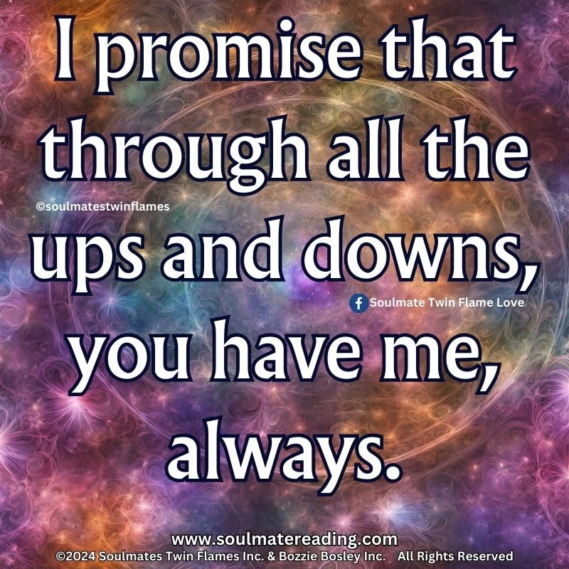 soulmatereading's tweet photo. I promise that through all the ups and downs, you always have me, always.
#love #soulmate #soulmates #twinsoul #soulmatequote #soulmatequotes https://t.co/6J8dhzdSod