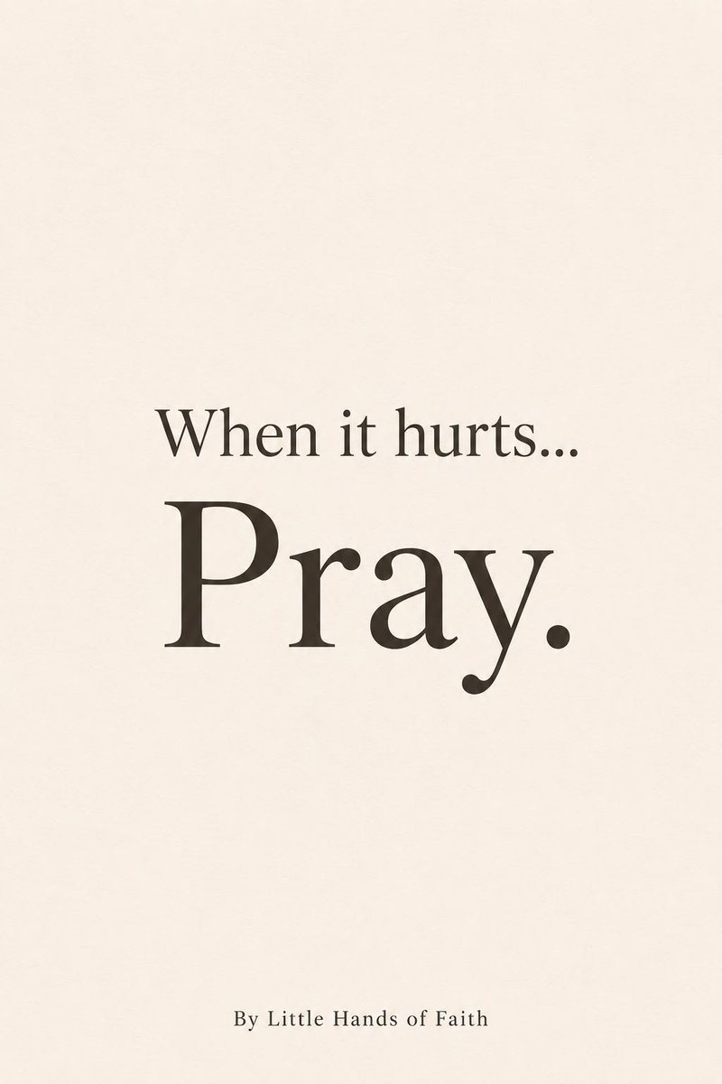 Aestheticswallz's tweet photo. When it hurts, pray https://t.co/UqAmiAKzv6