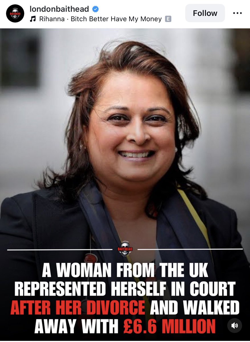 tosinolaseinde's tweet photo. “She was handed £270,000 and a Peugeot. She was convinced her husband had hidden millions. So she trained as a lawyer to prove it herself.

Varsha Gohil, now 61 and based in London, has won a £6.6 million settlement after a 23-year fight, believed to be one of the longest divorce battles in British legal history.

It started in 2002. She filed for divorce from her husband, solicitor Bhadresh Gohil, and initially accepted a modest settlement. But something didn't add up. She suspected he hadn't disclosed the true scale of his wealth, as the law required him to.

Rather than let it go, she took matters into her own hands.
She trained in law and fought as a litigant in person, refusing to accept that the truth would stay buried.

She was right. In 2010, her ex-husband was jailed for 10 years over a money-laundering and corruption case. The courts later examined a fortune of nearly £28 million, and in a landmark 2015 Supreme Court ruling, her case was allowed to be reopened, on the principle that a spouse should never benefit from concealing assets.

Last year, the High Court finally awarded her £6.66 million of legitimate marital wealth. The judge described her ex-husband's dishonesty as "at the highest end of the scale."

That's where it gets interesting. This is about far more than money. It's about a woman who refused to be dismissed, spent 23 years and her own health fighting a system stacked against her, and educated herself in the law simply to be heard.

The settlement will be remembered as a landmark. The determination behind it is the real story.

Is this the ultimate lesson in never giving up... or proof of how hard the system makes it for ordinary people to get justice?”