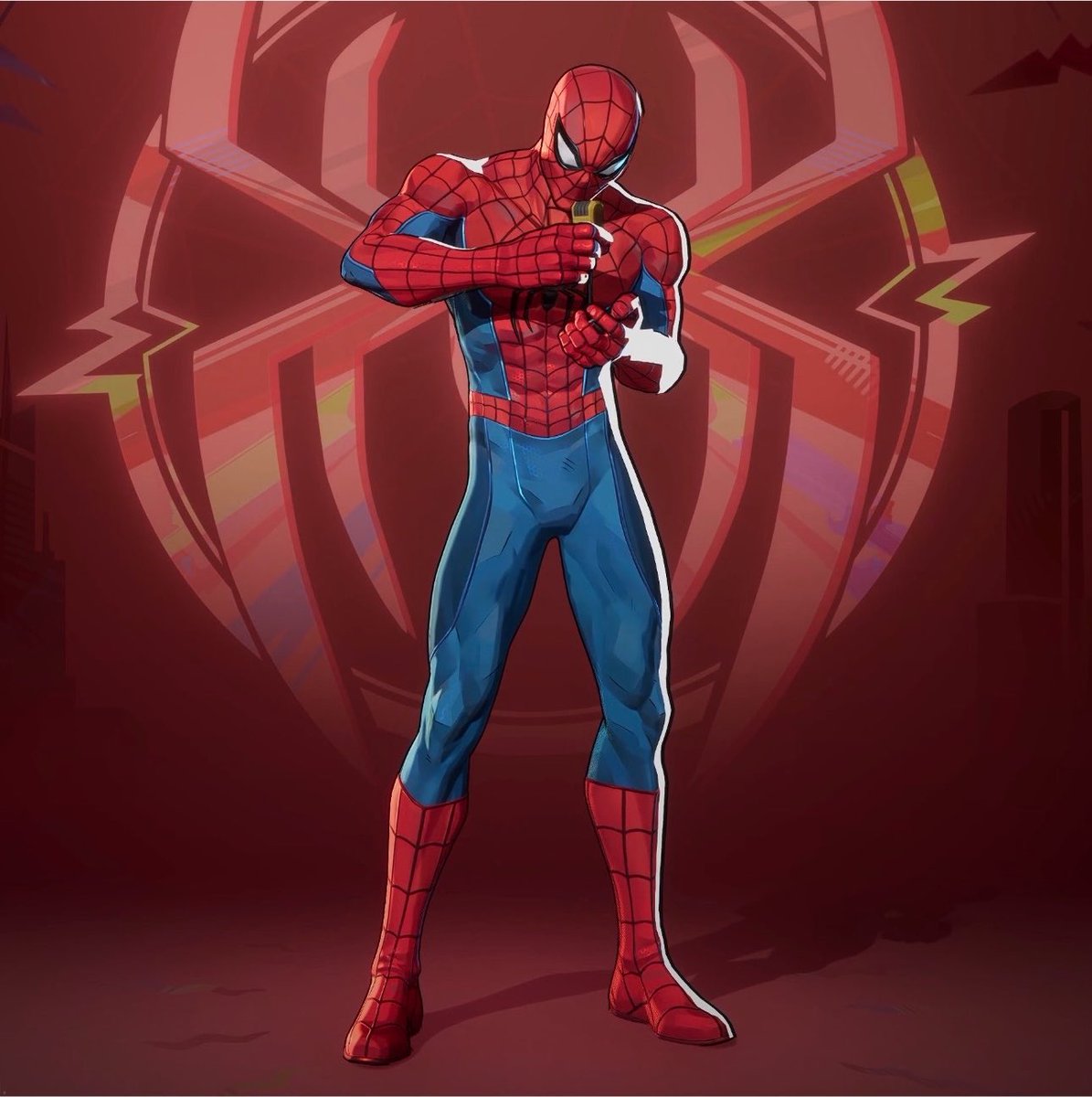 spyder4lyfe1994's tweet photo. Brand New Day suit in different games #Marvel #MarvelComics #SpiderMan #SpiderManBrandNewDay #Fortnite #SpiderMan2 #MarvelFutureFight #MarvelRivals #MarvelStrikeForce https://t.co/eja0ixYrqW
