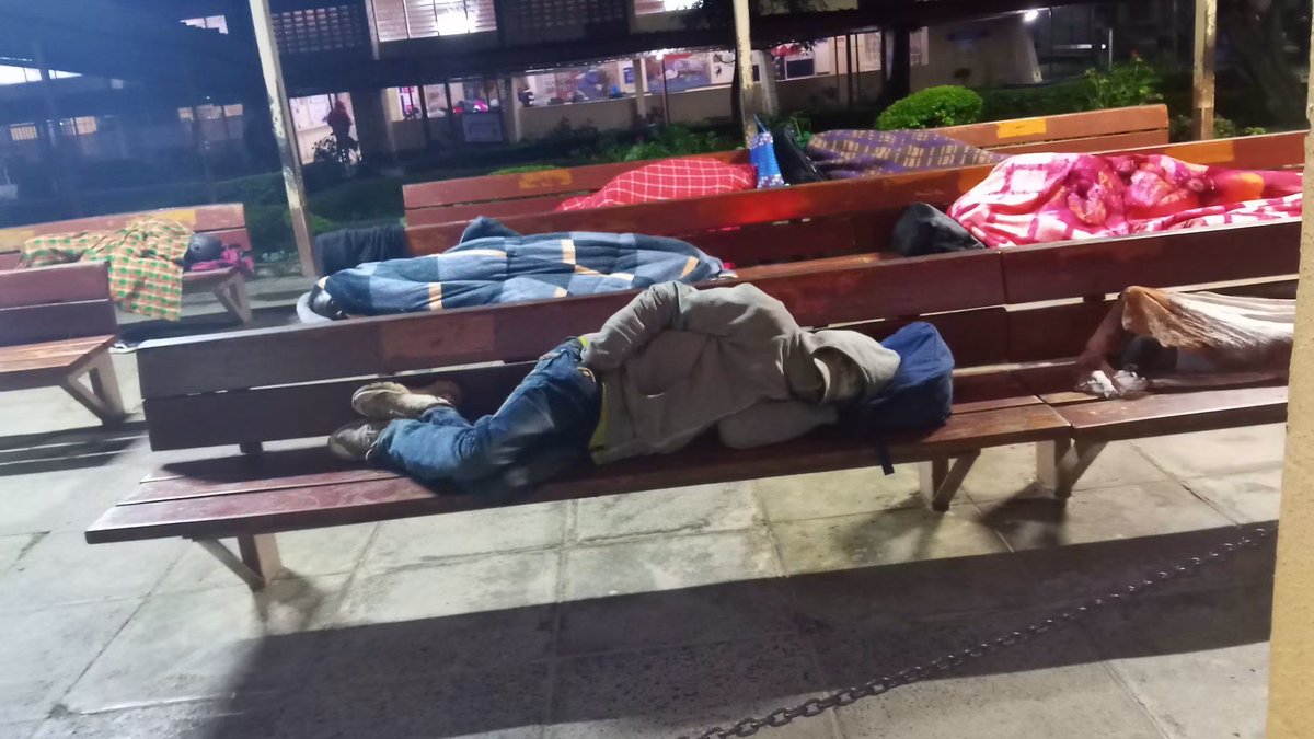 Kibet_bull's tweet photo. Patients in PGH hospital in Nakuru sleeping in chairs unattended. Susan Kihika is still in USA https://t.co/3wjwhzsmEd
