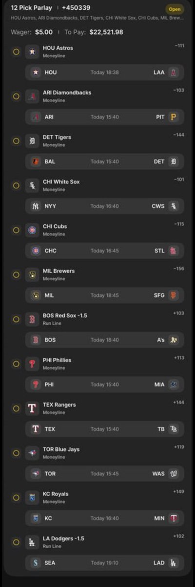 prop_k_parlays's tweet photo. Aim for the moon, shoot for the stars

 #MLB #MLBPicks #MLBLocks #Baseball
#SportsBetting #BettingTwitter #SharpMoney
#NRFI #MLBProps https://t.co/kbrmKIUji7