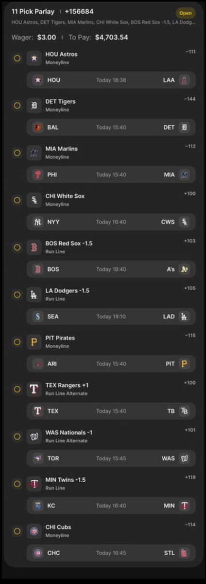 prop_k_parlays's tweet photo. Aim for the moon, shoot for the stars

 #MLB #MLBPicks #MLBLocks #Baseball
#SportsBetting #BettingTwitter #SharpMoney
#NRFI #MLBProps https://t.co/kbrmKIUji7