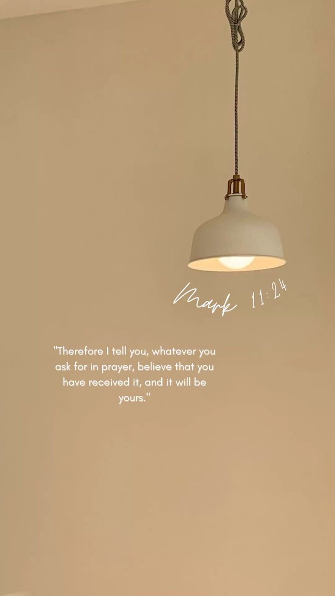 Aestheticswallz's tweet photo. Mark 11:24 https://t.co/0FdzZLO4Jr