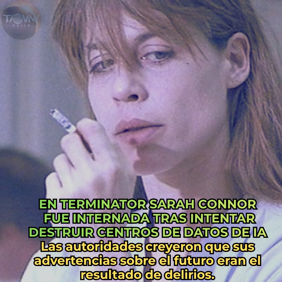OvniChile1's tweet photo. Décadas después, la inteligencia artificial ya no es ciencia ficción... y el debate sobre sus riesgos es más real que nunca.

¿Fue solo una gran historia de ficción o una advertencia adelantada a su tiempo? 

#Terminator #SarahConnor #IA #InteligenciaArtificial #Skynet https://t.co/olq3EFWsXt