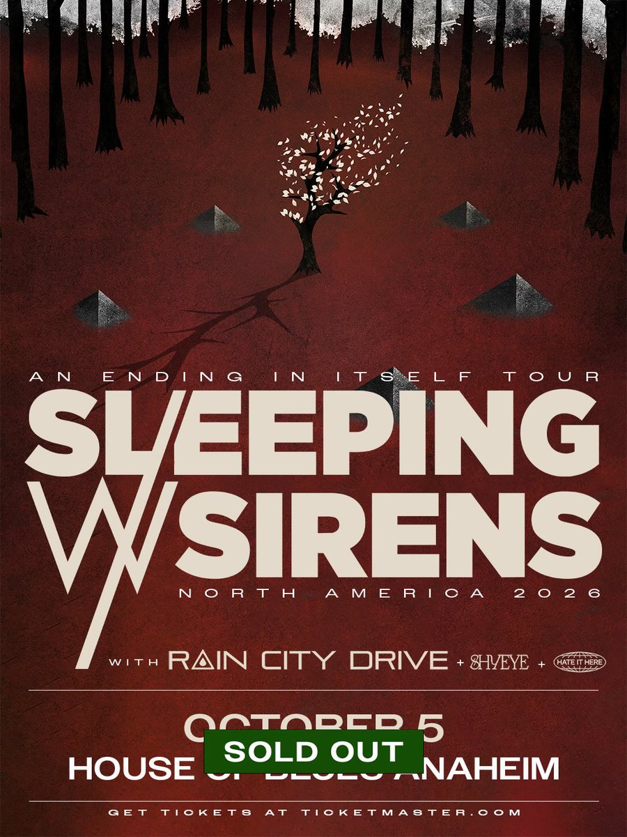 SWStheband's tweet photo. Wow ok you guys sold out Anaheim in just 2 hours! We couldn’t be more grateful, thank you 🖤

This is your reminder that tickets to our North American tour are selling quick! 🏃

Anaheim, Phoenix, Boston, Sayreville, Philadelphia, New York, Baltimore, and Charlotte are all SOLD OUT! 

Grab your tickets now at https://t.co/I4lNVYJoww