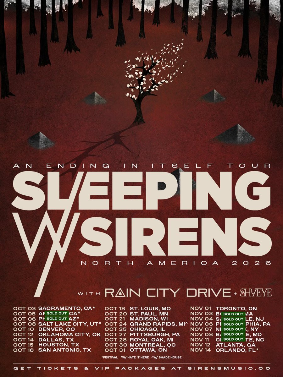 SWStheband's tweet photo. Wow ok you guys sold out Anaheim in just 2 hours! We couldn’t be more grateful, thank you 🖤

This is your reminder that tickets to our North American tour are selling quick! 🏃

Anaheim, Phoenix, Boston, Sayreville, Philadelphia, New York, Baltimore, and Charlotte are all SOLD OUT! 

Grab your tickets now at https://t.co/I4lNVYJoww