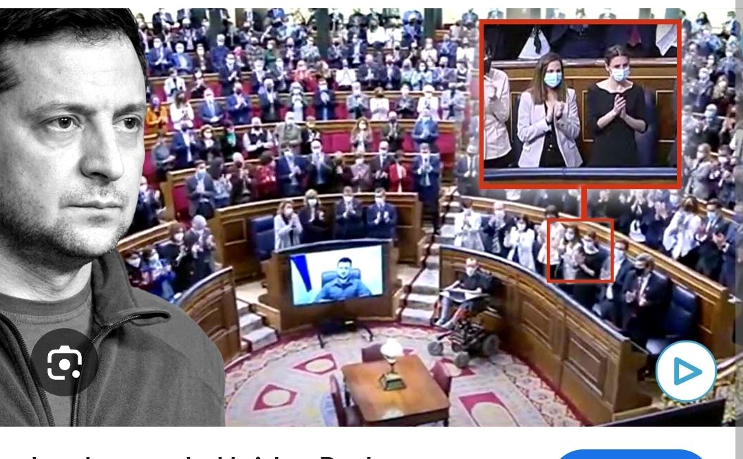davidHererSW6's tweet photo. @valdivia_l12051 @moises_barcia Bueno tu eres más de Ione Belarra la aplaude filonazis cocainomano que venden el suelo ucraniano al fondo de inversión sionista Black Rock, prohiben partidos socialistas y secuestran gente para enviarla al frente https://t.co/RnPJYjgRBT