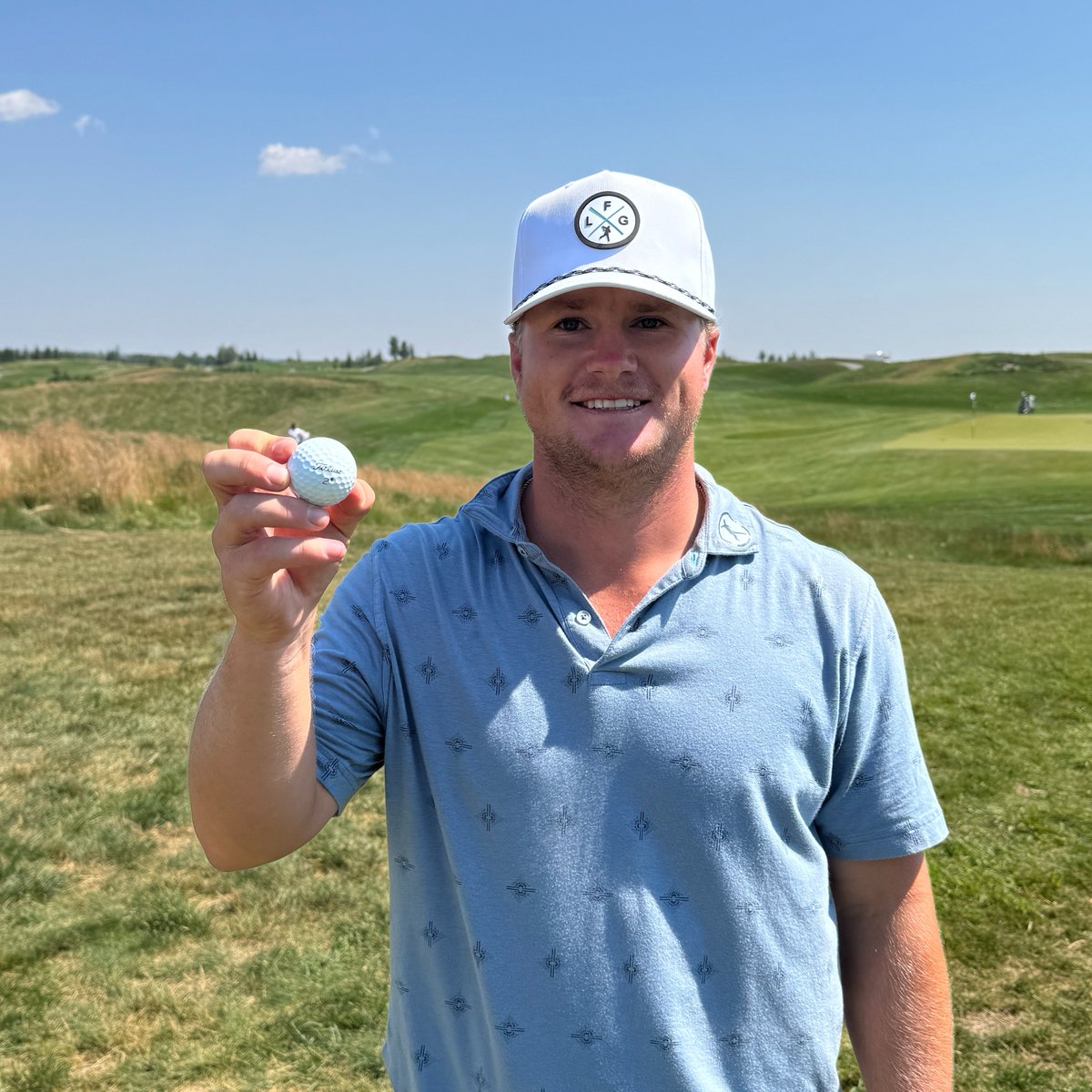 GolfCanada's tweet photo. An ACE at the Canadian Men's Amateur Championship, presented by BDO 🔥

Brock Blais drained a hole-in-one on 15 at Mickelson National Golf Club in Calgary, AB. This is the fifth ace of his career! https://t.co/YlJihPDSLK