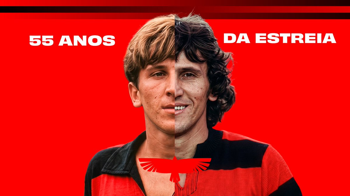 Flamengo's tweet photo. Dia 29.07.1971, data do primeiro feito de Arthur Antunes Coimbra.

Em todos os anos de glórias do Clube de Regatas do Flamengo, existe A.Z. e D.Z., antes e depois de Zico. Há 55 anos, tivemos o marco inicial da carreira de um dos maiores jogadores da história do futebol. Com o número 9, o eterno camisa 10 da Gávea entrou no decorrer do jogo e deu a assistência para o gol da vitória contra o Vasco.

Obrigado hoje e sempre, Rei 👑