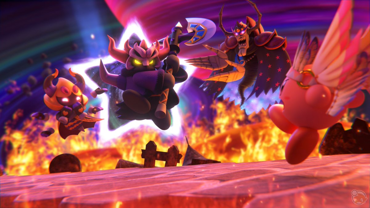 none_ofbusiness's tweet photo. The Prince, the Wizard, the Editor and the King of Darkness

(happy late birthday @JamesonMozelle1)

#Kirby #SuperKirbyClash https://t.co/bK6bSqlTOq