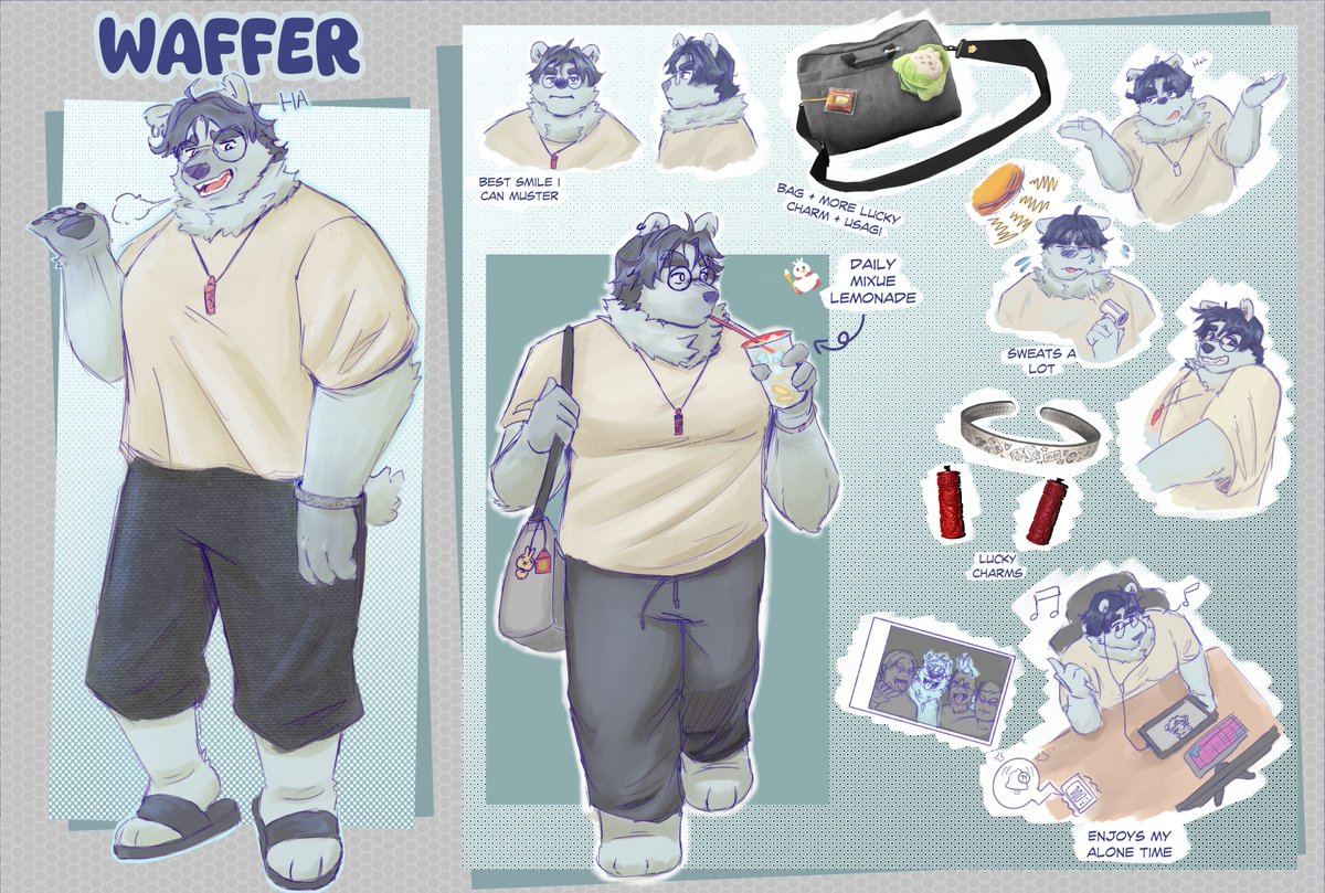 waffyWaffer's tweet photo. fursona https://t.co/QvLVZS5htS