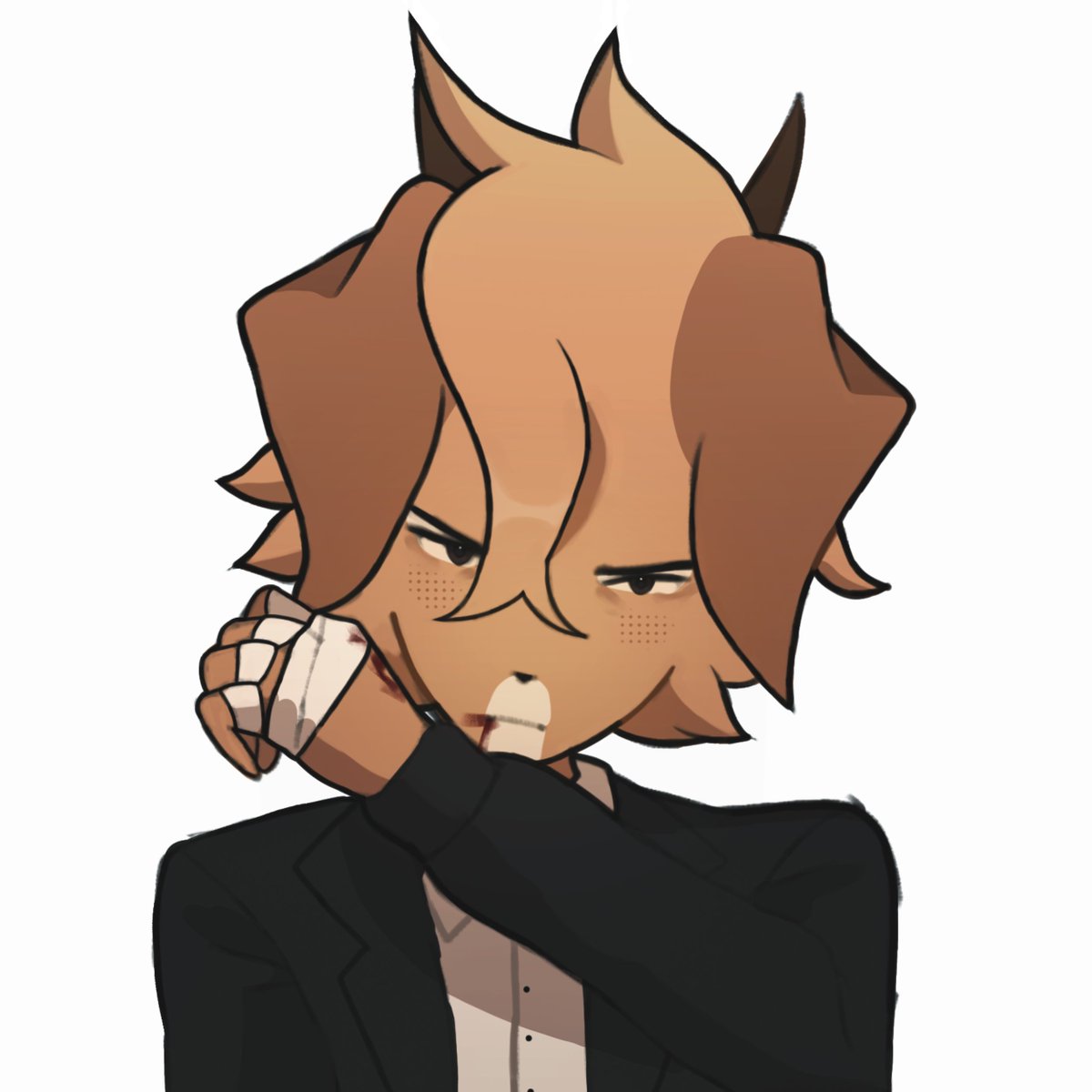 foxy_kitkatt's tweet photo. one of the main characters of HAIKON is Trevor. 
He is 16 years old, almost 17. He survived the dissection and was found by the trio – the Graves, Raze and Silas.
If you're interested, let me know! 
#art #HAIKON #Trevor #artist #haikonart #psychological #universe #originaloc https://t.co/mAPGGYABMY