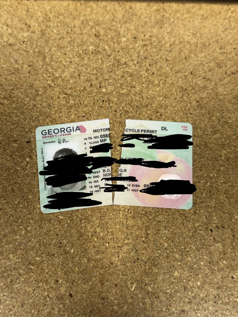 JerryJonesBWC's tweet photo. Bouncer really ripped my license because he didn’t know what a motorcycle permit is… https://t.co/5ifjrvTcQx