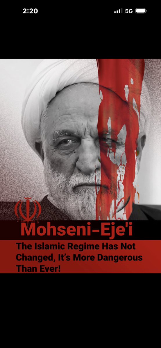 TinaFay1978's tweet photo. The most dangerous serial killer in the world is at large. The world must unite to stop him.
#IranMassacre https://t.co/wWoIvZHdLi