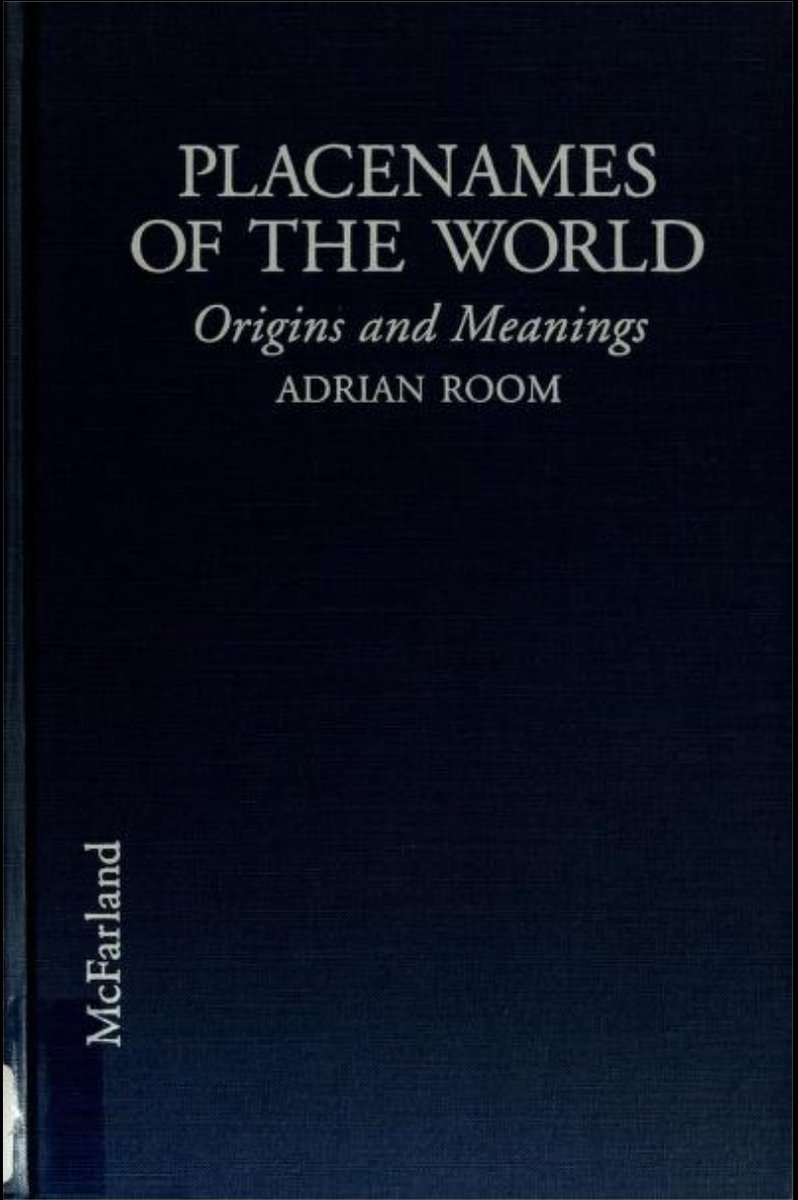 hakmal_zero's tweet photo. Place Names of the World Origins and Meanings
by Adrian Room

buku menerangkan nama2x tempat , lokasi dan kawasan

https://t.co/r5TSgQp8TX https://t.co/chMpbCcYsS