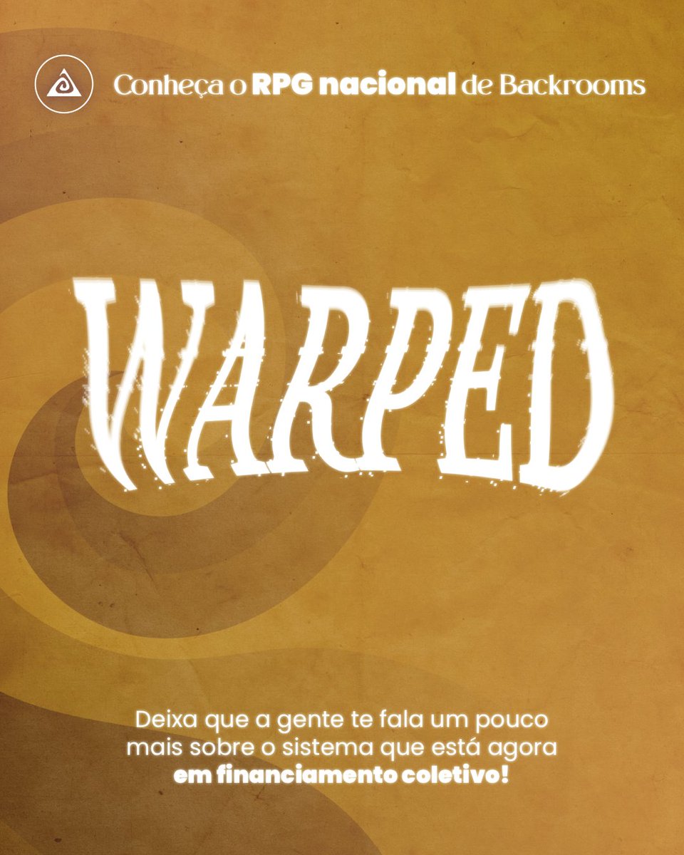 RPGpediabr's tweet photo. 💛 Conheça WARPED, o RPG nacional das Backrooms

Warped RPG, um sistema de horror social inspirado nas Backrooms, esta em financiamento coletivo e por isso decidimos apresentar ele para vocês!

Desce ai para saber mais! (1/2) https://t.co/taFwKiIraM