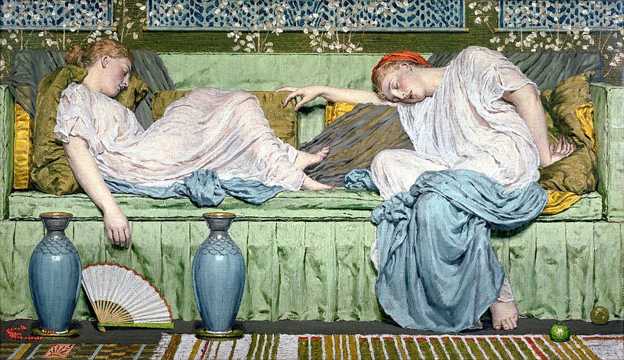 margencia's tweet photo. Albert Joseph Moore, Apples, (1875) https://t.co/FJn6e5WOLJ