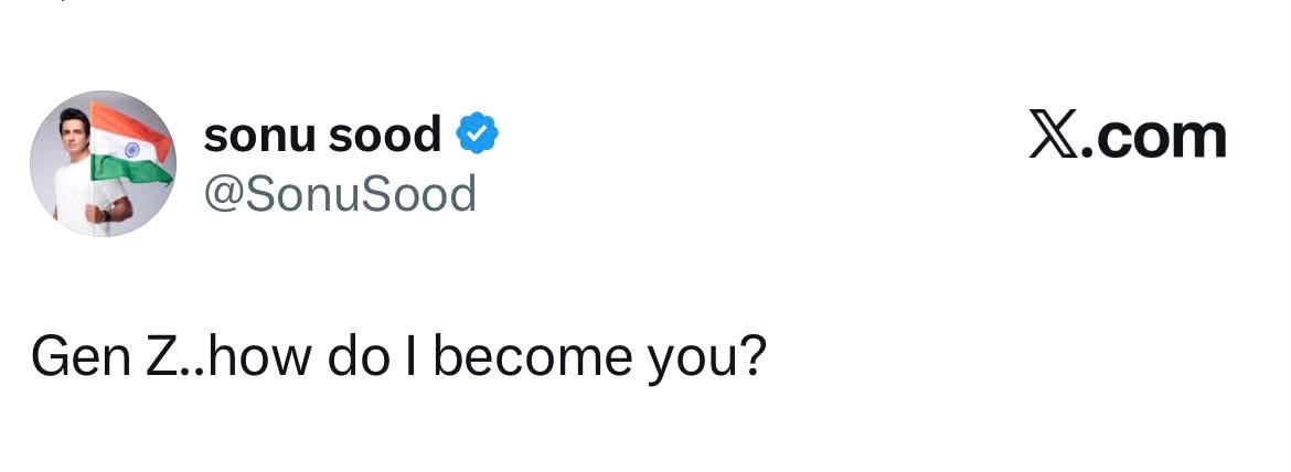 OfficeOfDGP's tweet photo. .@SonuSood let me teach

1. Spend all ur time on Instagram

2. Stop reading books

3. Doomscroll until ur critical thinking disappear

4. Once U can't think for yourself anymore, let Insta influencers become UR only source of knowledge 

Congratulations, UR now Gen Z https://t.co/w7XNznDeUE