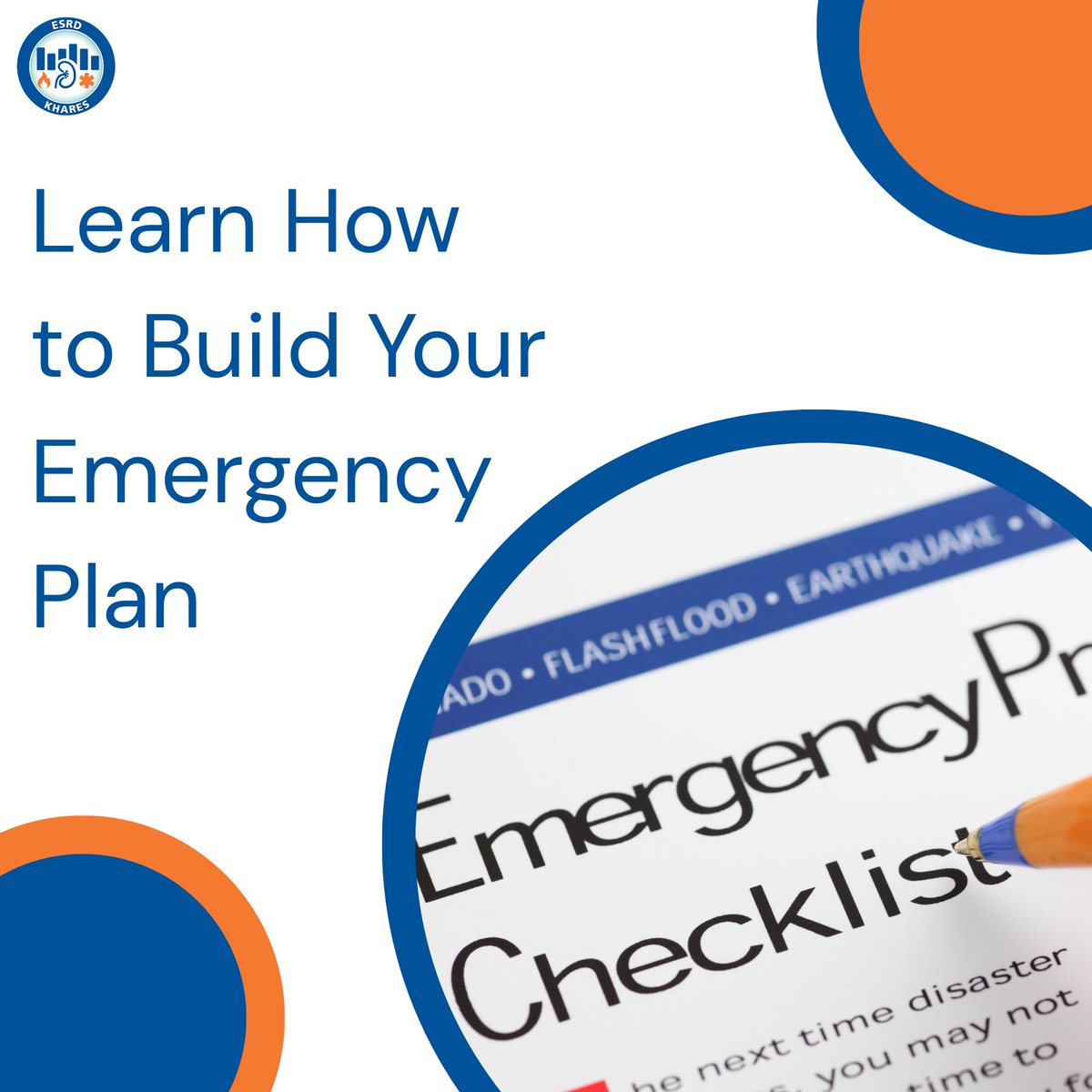 esrdkhares's tweet photo. Being prepared before an emergency can help ensure you continue receiving life-sustaining dialysis treatments. 🚨

Build an emergency plan today using these resources: https://t.co/QYx5P9lb9S

#EmergencyPreparedness #EmergencyPlan #KHARES https://t.co/CfMuP1rCsG