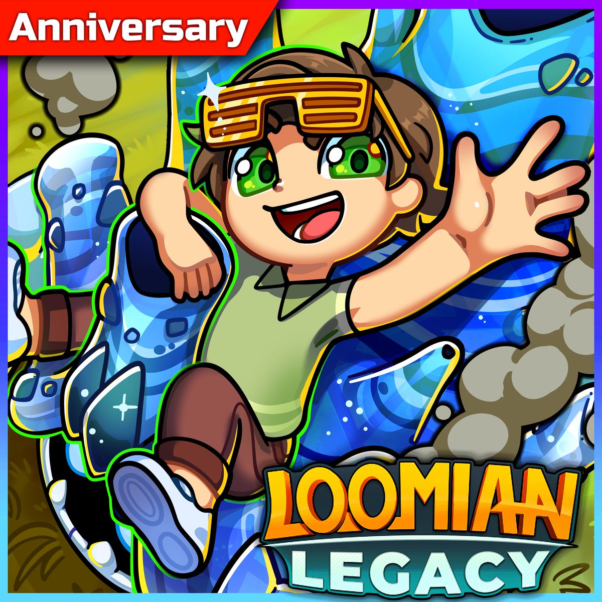Llama_Train_S's tweet photo. 🥳 The Anniversary Event is now LIVE! 

Gem Geklows and Gumpods have been spotted roaming the wilds of Roria! Plus, a brand-new raid has arrived on Route 8. Challenge it to earn rewards, including vouchers for an exclusive Cosmic reskin! https://t.co/bgvq6cvc5C