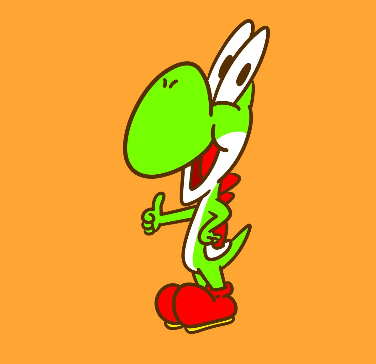 yoshi_uuページ Thumbs up #Yoshi #Nintendo