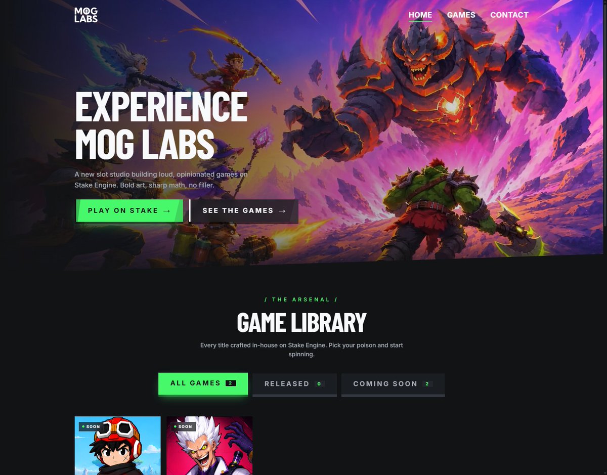 Moglabs's tweet photo. Our new website is live! 🖥️

We’ll be hosting plenty of challenges and giveaways there once our first slot launches soon. 🤑

Check it out, let us know what you think, and include your SOL address below for a chance at a tip! 👇