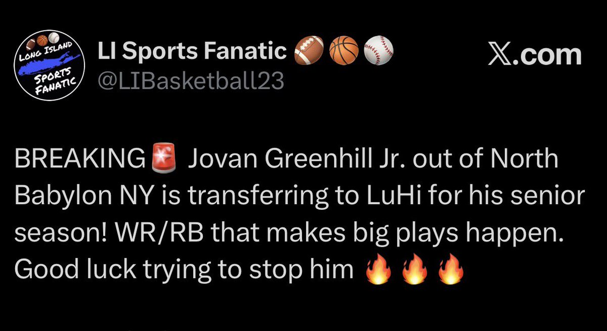 sh4wtime_von's tweet photo. #WeAreLuHi🔴⚫️ @LuHiFootball https://t.co/K4w0BwwDK4