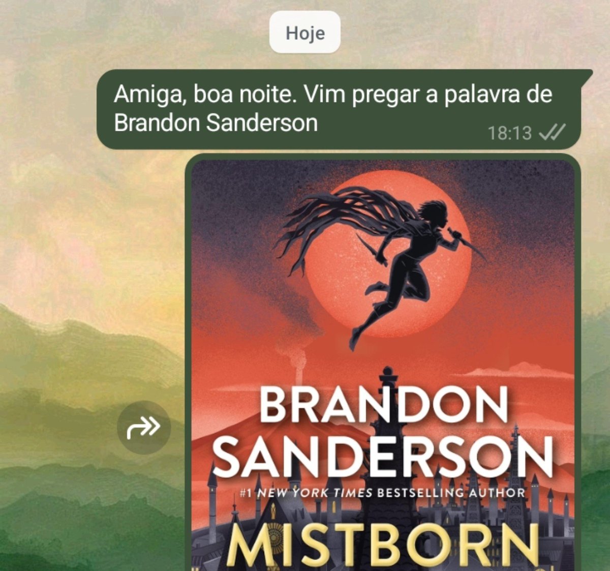 xriorsoncore's tweet photo. Se depender de mim até ano que vem toda a população brasileira já leu Mistborn https://t.co/2vHoLzaFJK