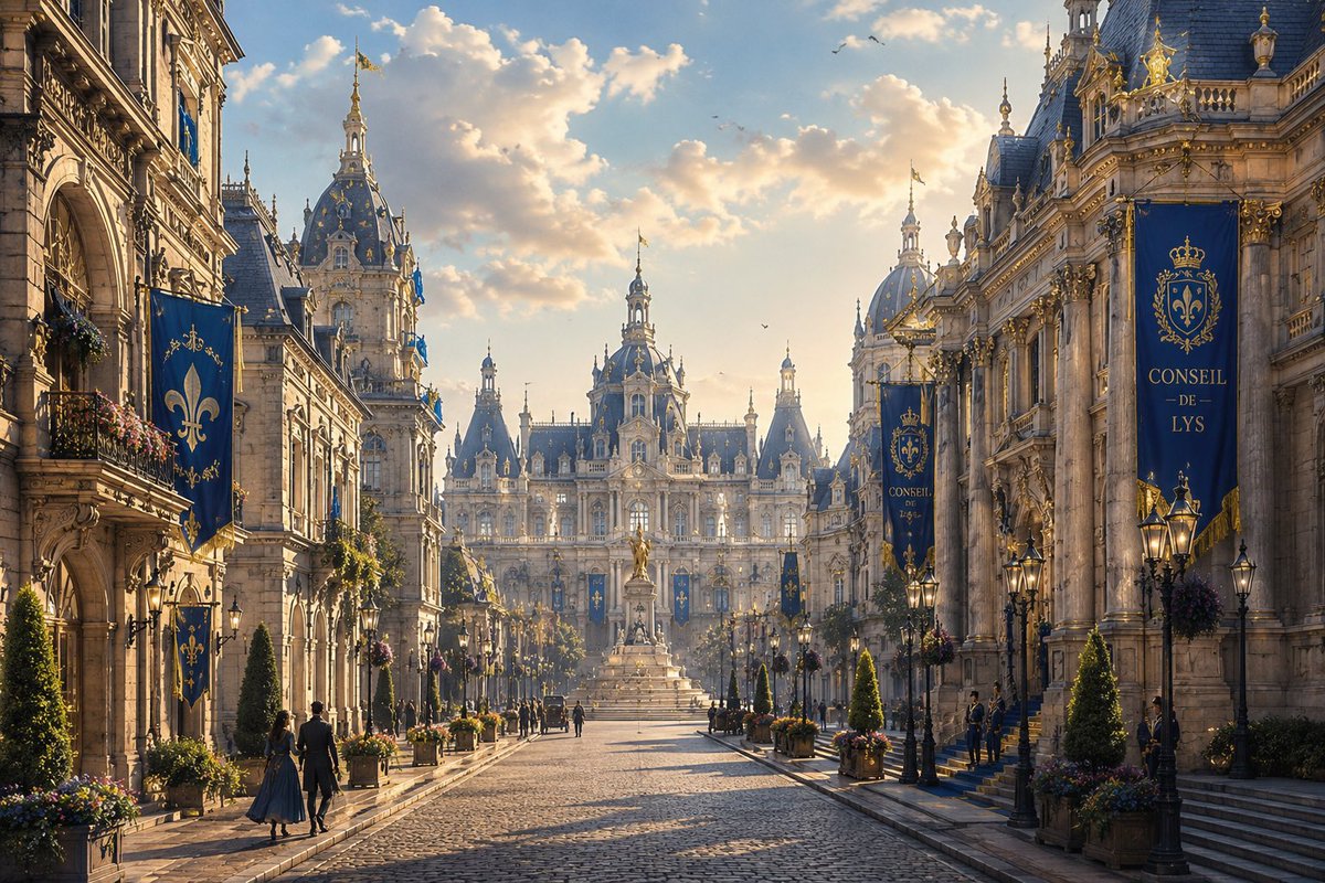 LysGov's tweet photo. From marble façades to golden sunsets, Lys stands as a beacon of creativity, culture, and civic pride.
Every street tells a story — every citizen shapes the future.
#PrincipalityofLys #Lys #CityState #Micronation #MicroState #Europe #JewelInEurope #Renaissance #BeauxArts #Culture https://t.co/A1bCQy5SQq