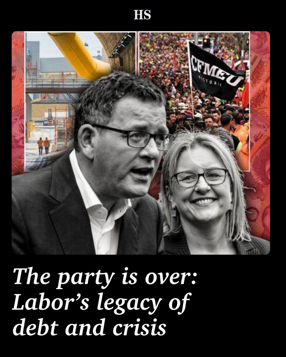 theheraldsun's tweet photo. Victoria went from a $21bn net debt to a forecast $236bn under Labor – and insiders say the party’s own MPs finally decided enough was enough > https://t.co/CCbV2rSwd4 https://t.co/1FTD7xsqjW