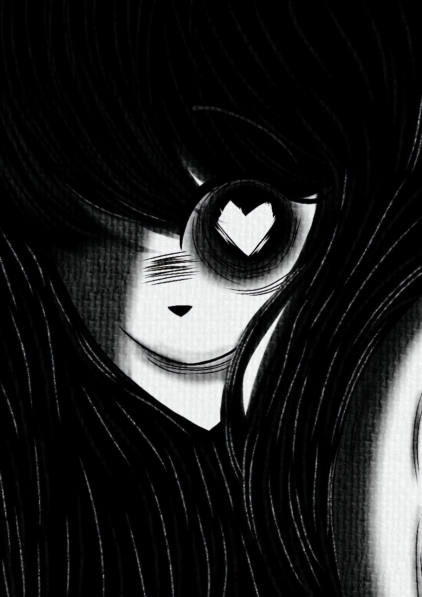 dududinhaofc's tweet photo. Minha oc em um estilo de arte dark!🤍🖤 #art #fanart #artist #dark #anime #animeart #original https://t.co/XolhRb5VRx